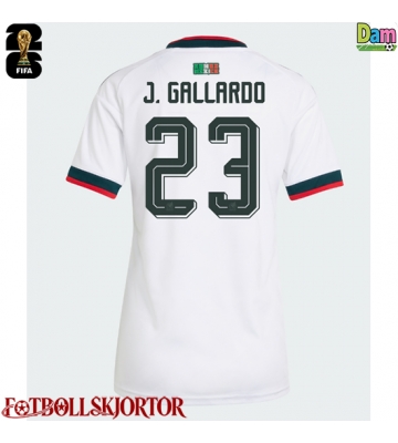 Mexiko Jesus Gallardo #23 Bortatröja Dam VM 2026 Kortärmad